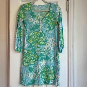 Lilly Pulitzer Lagoon Wave Rider Palmetto Women’s Dress